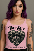 True-Self of the Divine Feminine | Women’s micro-rib tank top - FixedStars Apparel