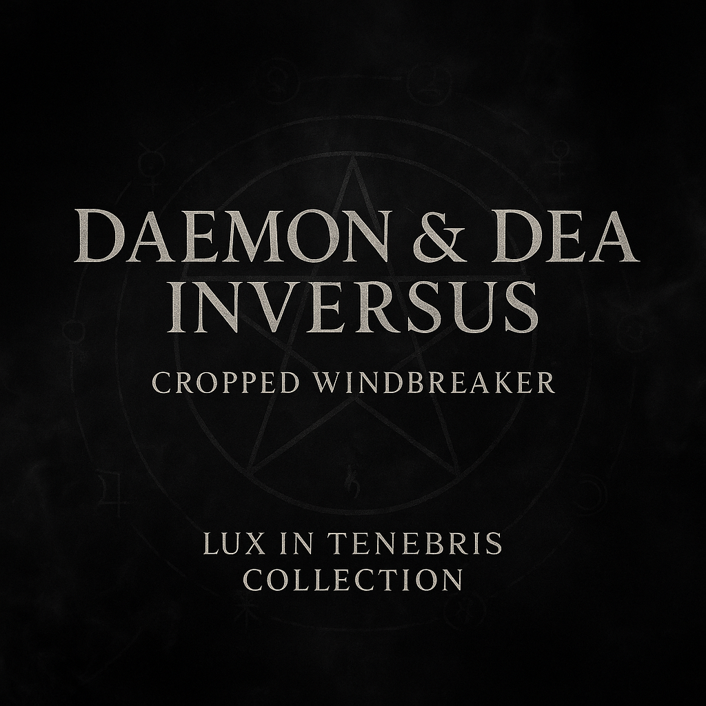 DAEMON & DEA INVERSUS | Women's Crop Windbreaker - Lux In Tenebris