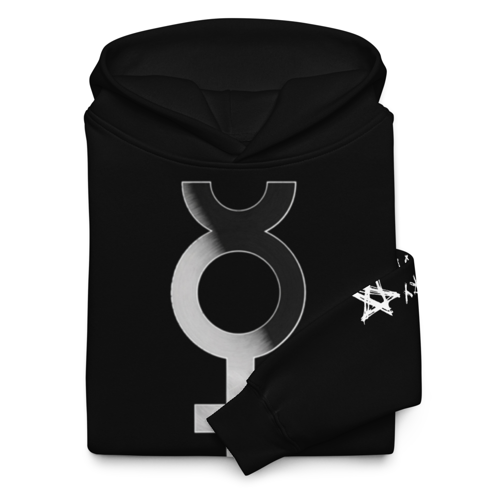 HIDDEN LIGHT | Oversized Heavyweight Hoodie – Lux in Tenebris - FixedStars Apparel