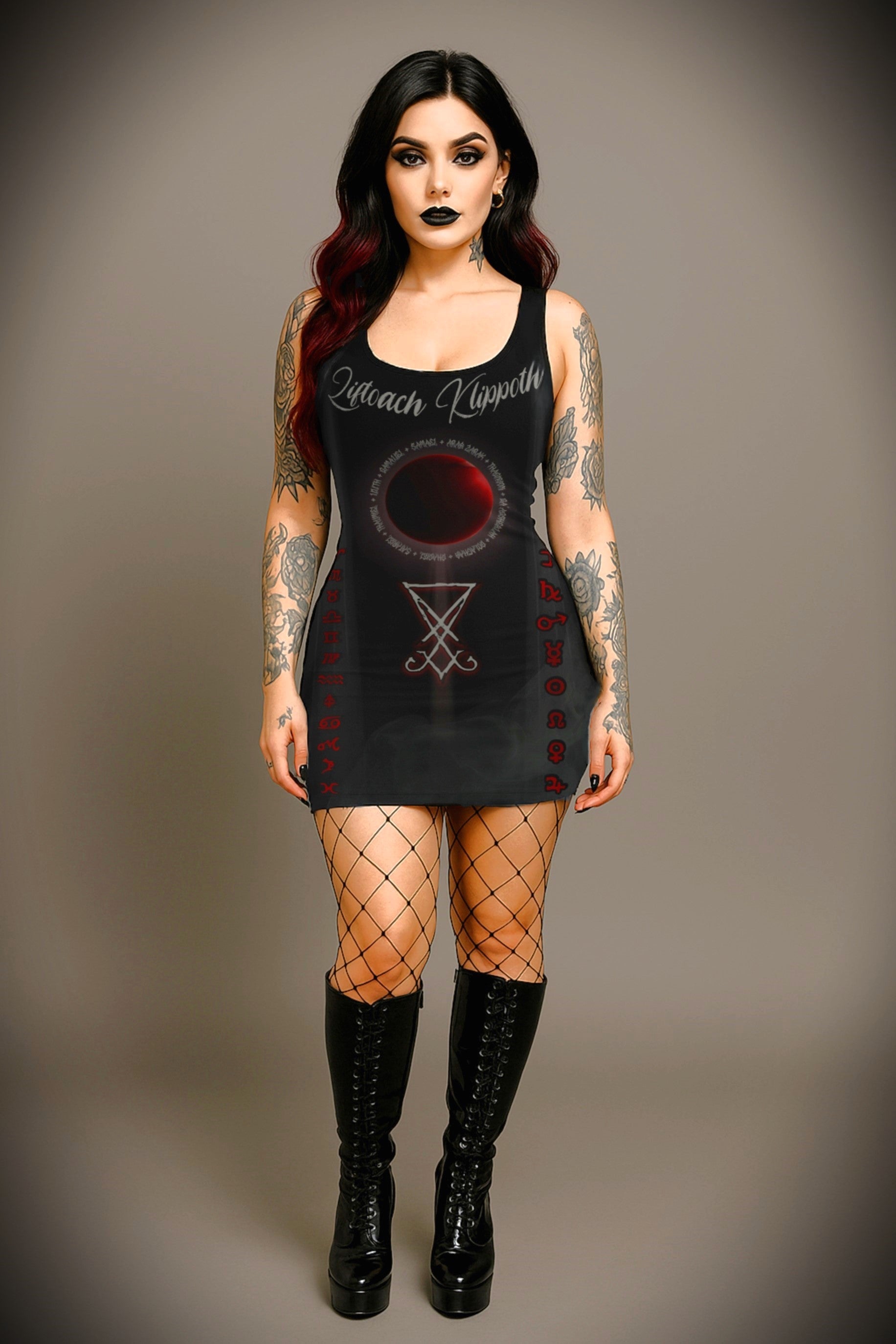 ECLIPSE KLIPPOTH | Bodycon Ritual Mini-Dress – Lux in Tenebris