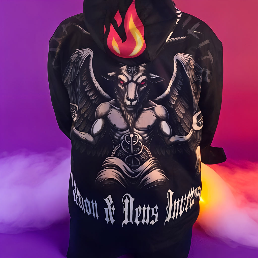 DAEMON & DEUS INVERSUS | Men’s Windbreaker Jacket - Lux in Tenebris