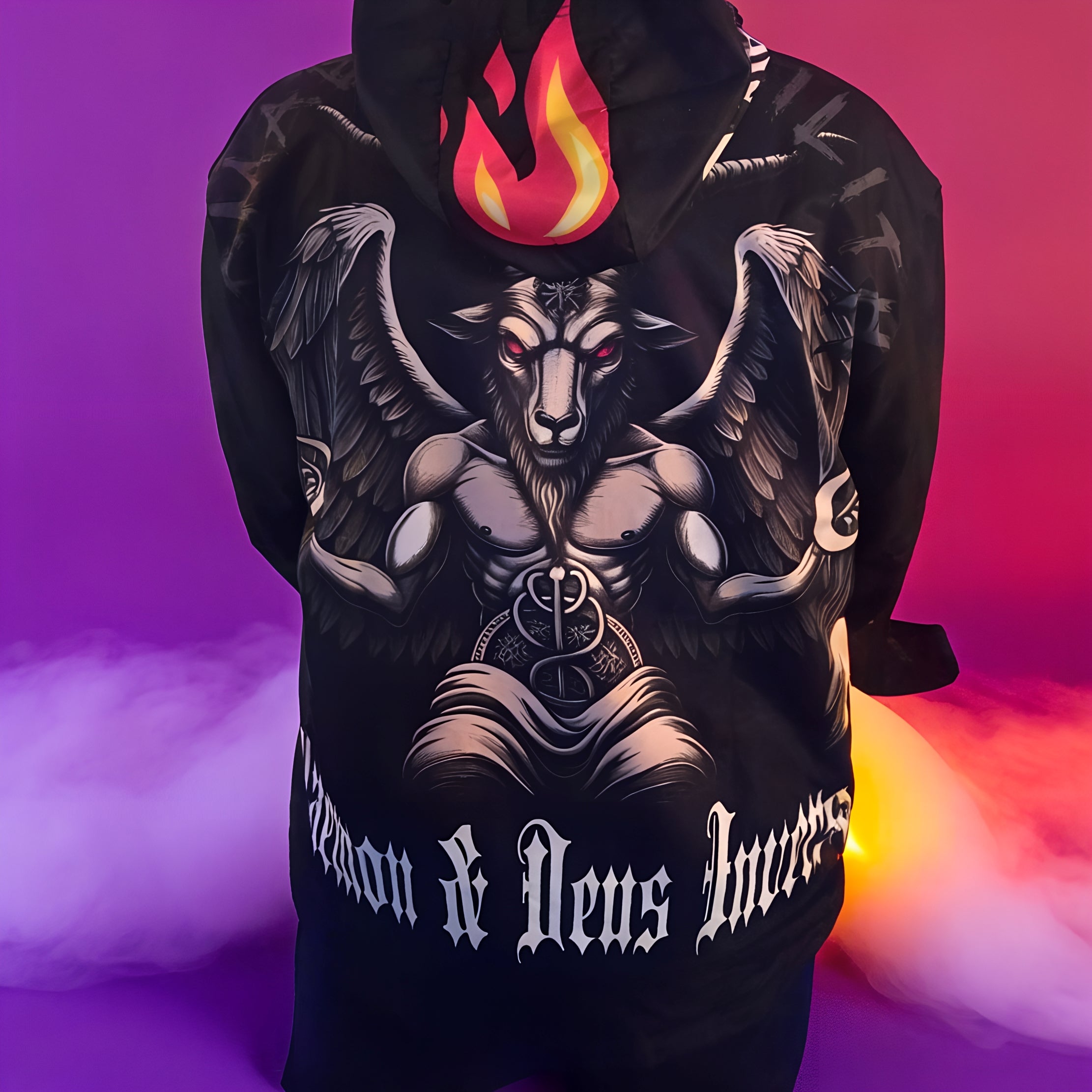 DAEMON & DEUS INVERSUS | Men’s Windbreaker Jacket - Lux in Tenebris