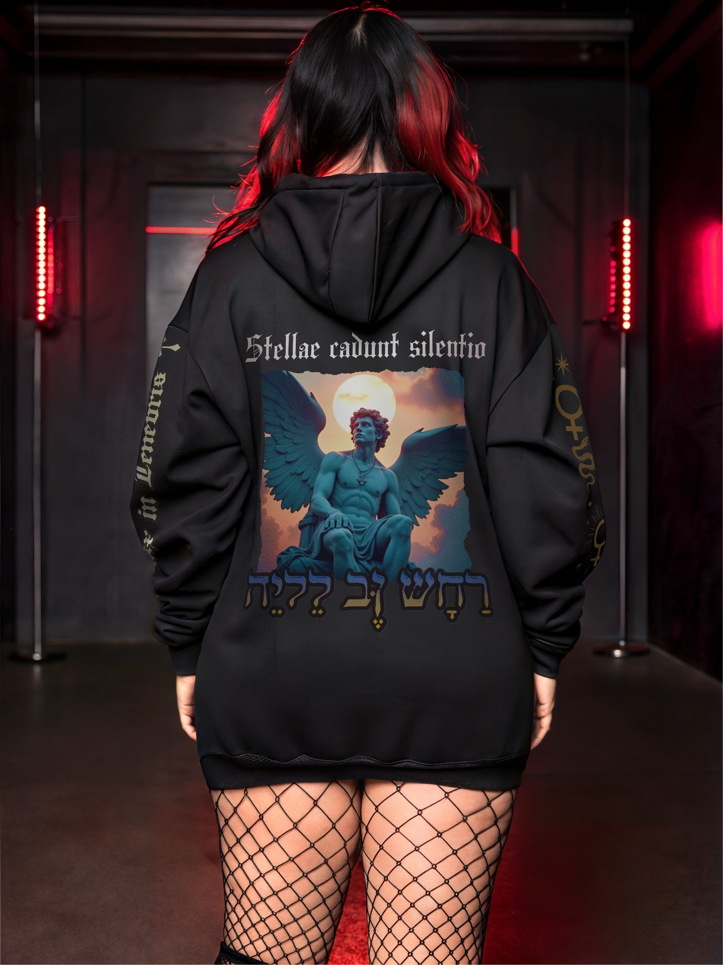 THE MORNING STAR | Unisex Oversized Heavyweight Hoodie - Lux In Tenebris