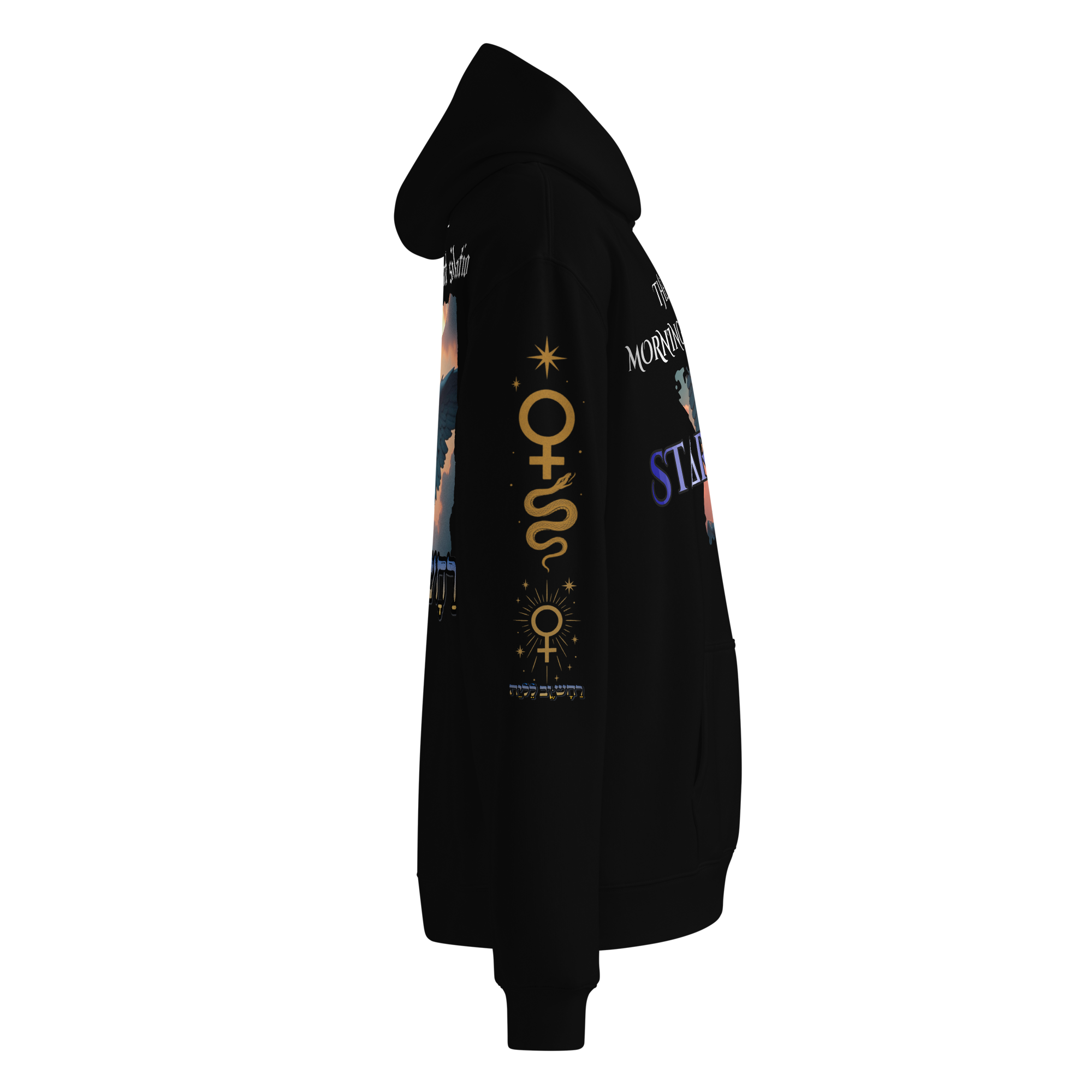 THE MORNING STAR | Unisex Oversized Heavyweight Hoodie - Lux In Tenebris