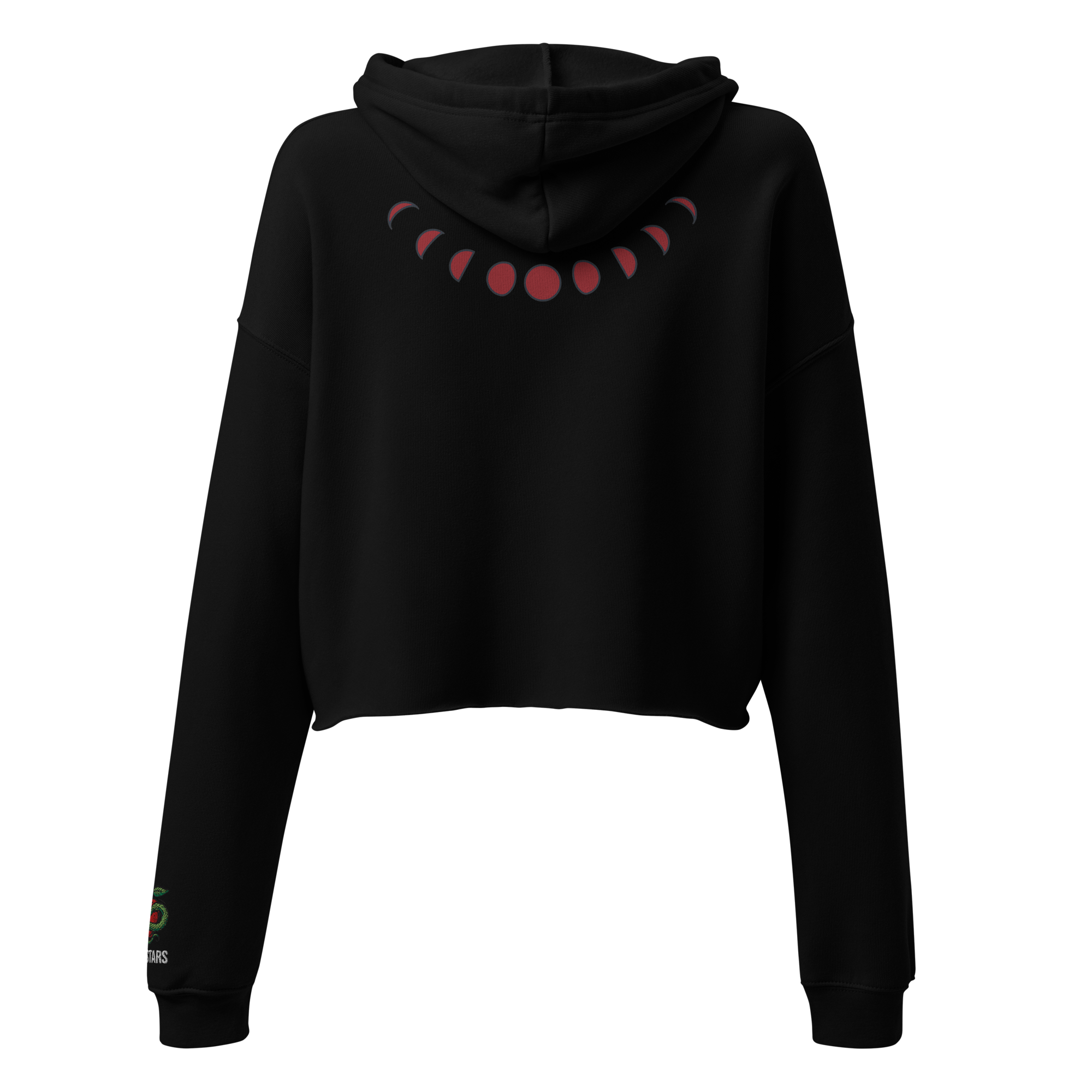 LILITH REGINA AETERNA | Cropped Ritual Hoodie – Lux in Tenebris
